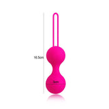 Boules de Geisha en Silicone rose taille L-Le Royaume du plug