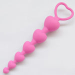 Perles anales silicone rose-Luckyprize