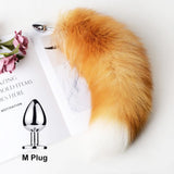Plug anal à queue de renard taille M queue 1-Le Royaume Du Plug