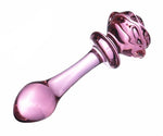 Plug anal en cristal de verre rose 3-Le Royaume Du Plug