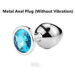 Plug anal en métal bleu-Le Royaume Du Plug