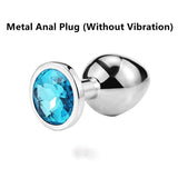 Plug anal en métal bleu-Le Royaume Du Plug