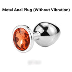 Plug anal en métal orange-Le Royaume Du Plug