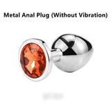 Plug anal en métal orange-Le Royaume Du Plug