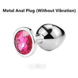 Plug anal en métal rose rouge-Le Royaume Du Plug