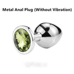 Plug anal en métal vert pale-Le Royaume Du Plug