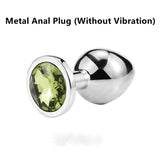 Plug anal en métal vert pale-Le Royaume Du Plug
