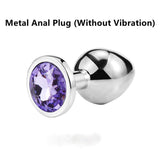 Plug anal en métal violet pale-Le Royaume Du Plug