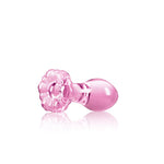 Plug anal en verre Lovely Pink forme 2-Le Royaume Du Plug