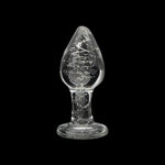 Plug anal en verre phosphorescent Taille moyen-Le Royaume Du Plug