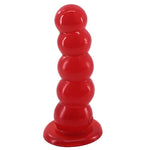 Un énorme perles anales en silicone rouge-Le Royaume Du Plug